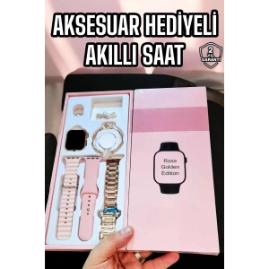 Mey İthalat® Akıllı Saat Sesli Görüşme Bildirim Görme Uyku ve Sağlık Takibi