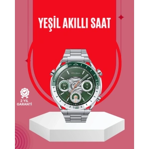 Mey İthalat® Amoled Smartwatch Harita Modlu Bluetooth Aramalı 3 Değiştirilebilir Kayışlı