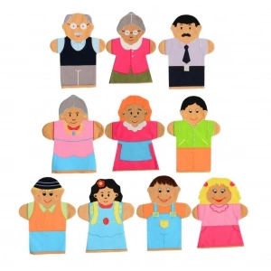 AND-5001  İNSANLAR KUKLA SETİ 10 LU