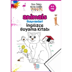 Animals (Hayvanlar)Boyama Kitabı