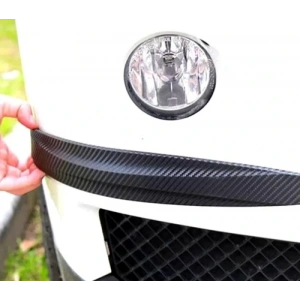 Araba Tampon Koruyucu Karbon Desenli Siyah Beyaz (5047)