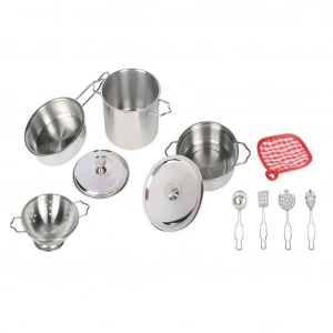 Mey İthalat® ATF-3815-1A 11 PARÇA ÇELİK TENCERE TAVA SET