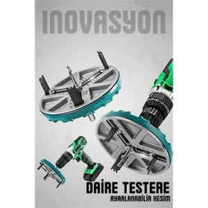 Mey İthalat® Ayarlanabilir Daire Testere Ucu 45–130 mm | Profesyonel Delme Aparatı