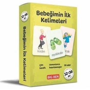 Bebeğimin İlk Kelimeleri Kartları 12 - 36 Ay