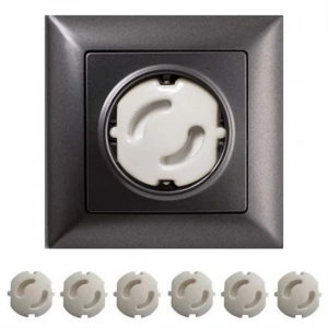 Bebek Çocuk Priz Koruma Kapağı (6 Adet) Çocuk Güvenliği, Priz Muhafazası, Priz Kapatıcı (5047)