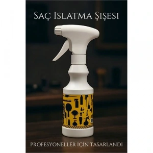 Berber Kuaför Saç Islatma Şişesi 500 ml Valf Sistemli, Geniş Alanlı Sis Püskürtme | Tek Sıkışta Maksimum Etki