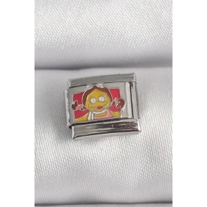 316L Çelik Gümüş Renk Renkli Çocuk İşlemeli Nomination Charm