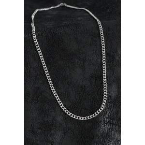 Mey İthalat® 316L Çelik Klasik Zincir Model Gümüş Renk Erkek Kolye