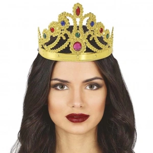 AltınRenkPlastikPrensesTacıKraliçeTacı60cm