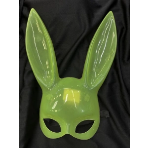 Karanlıkta Yanan Glow Floresan Tavşan Maskesi 32x22 cm