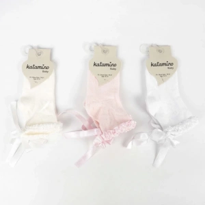 Katamino Oben Aks Kız Bebek Soket Çorap K48019 Asorti