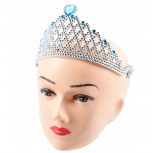 MaviKalpliGümüşRenkKraliçeTacıPrensesTacı