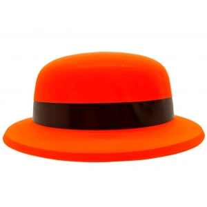   Neon Partisi Turuncu Renk Melon Plastik Parti Şapkası