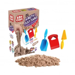 Mey İthalat® 03690  Aksesuarlı Naturel Kinetik Oyun Kumu 1000 gr