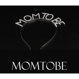 Nessiworld Kristal Taşlı Gümüş Renk Mom to Be Tacı Anne Tacı