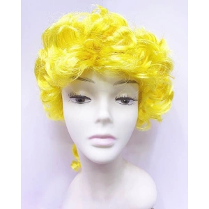 Nessiworld  Marquis Baroque Peruk Barok Dönem Yargıç Peruğu Sarı Renk