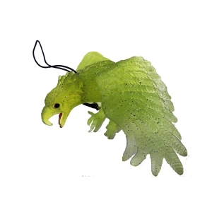 Nessiworld  Yeşil Renk Yumuşak Plastik Şaka Kartal Yarasa Anahtarlık Şaka Malzemesi