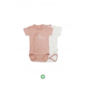 Bistyle Bloom Rose 2li Yarım Kol Badi 17119 Ekru Gül Kurusu