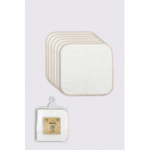Bistyle Organik 28x28 6Lı Penye Mendil 90103 Ekru