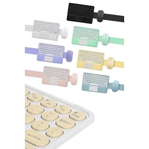 Mey İthalat® Bluetooth Touchpad Klavye 10.9 inch Kablosuz Wifi Q Klavye Slim