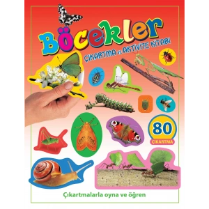 Böcekler - Çıkartma ve Aktivite Kitabı