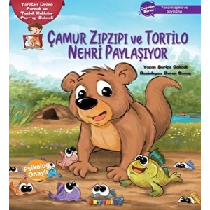 Çamur Zıpzıpı ve Tortilo Nehri Paylaşıyor Yaratıcı Drama Parmak ve Tuzluk Kuklalar Pop-up Sahneli