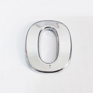 Mey İthalat® Cemax 0 Rakamı 3,75 cm Krom Yapışkanlı