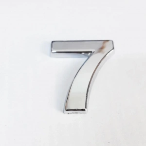 Mey İthalat® Cemax 7 Rakamı 3,75 cm Krom Yapışkanlı