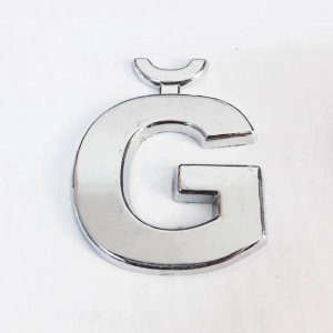 Mey İthalat® Cemax Ğ Harfi  3,75 cm Krom Yapışkanlı