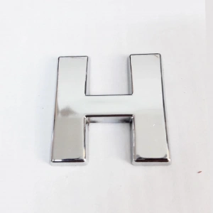 Mey İthalat® Cemax H Harfi  3,75 cm Krom Yapışkanlı