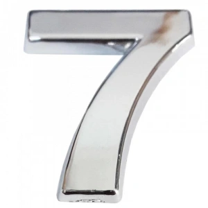 Mey İthalat® Cemax Krom Yapışkanlı 7 Rakamı 5 cm