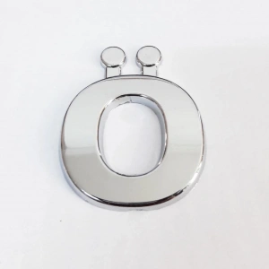 Mey İthalat® Cemax Ö Harfi  3,75 cm Krom Yapışkanlı