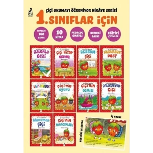 Çiçi Okumayı Öğreniyor Hikaye Serisi (1. Sınıflar için 10 Kitap)