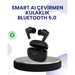 Mey İthalat® Çift Mikrofonlu Kablosuz Kulaklık ANC ENC ve Oyun Modlu