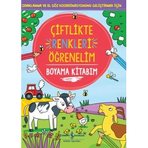 Çiftlikte Renkleri Öğrenelim Boyama Kitabım
