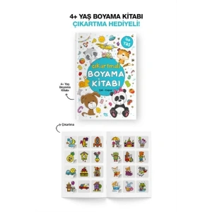Çıkartmalı Boyama Kitabı  4 Yaş +