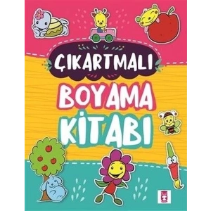 Çıkartmalı Boyama Kitabı (Sticker Hediyeli)