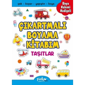 Çıkartmalı Boyama Taşıtlar