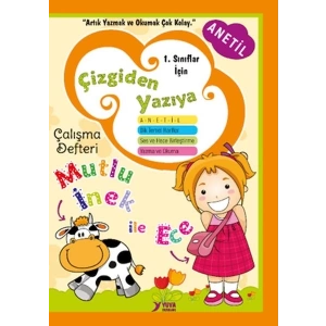 Çizgiden Yazıya Çalışma Defteri-Dik Temel Harflerle