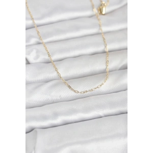 Mey İthalat® CM 14K Gold Renk 60 cm Zincirli Kadın Kolye