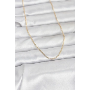 Mey İthalat® CM 14K Gold Renk 60 cm Zincirli Kadın Kolye