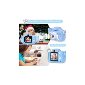 Çocuk Dijital Fotoğraf Makinası 20 Mp Video Kaydedici 2.0 İnç Çift Kameralı