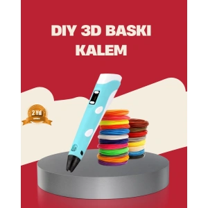 Mey İthalat® Çocuklar İçin Güvenli 3D Yazıcı Kalem