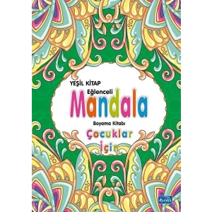 Çocuklar İçin Mandala Yeşil