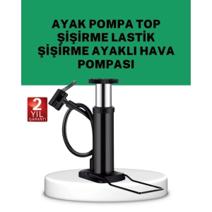 Mey İthalat® Çok Amaçlı Ayak Pompası Dayanıklı Pratik Hava Pompası
