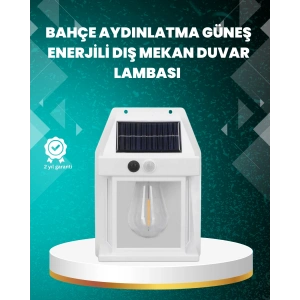 Mey İthalat® Çok Modlu Güneş Enerjili Bahçe ve Balkon Lambası