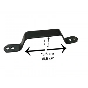 Demir Doğrama Kulp Siyah Kaplama