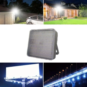 Dış Mekan ve Kamp İçin USB İle Şarj Olan 4 Farklı Işık Modlu Güçlü  Projektör a 200W 3600 Mah