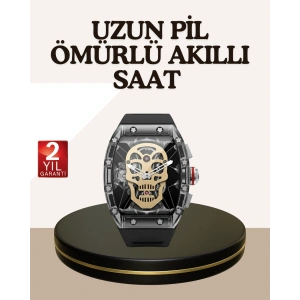 Mey İthalat® Dokunmatik Akıllı Saat Sesli Asistanlı Geniş Özellikli
