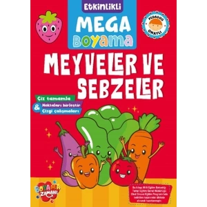 Etkinlikli Mega Boyama - Meyveler ve Sebzeler